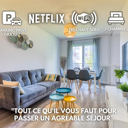 Appartement Tout Confort - Parking Prive Gratuit Rouen Extérieur photo